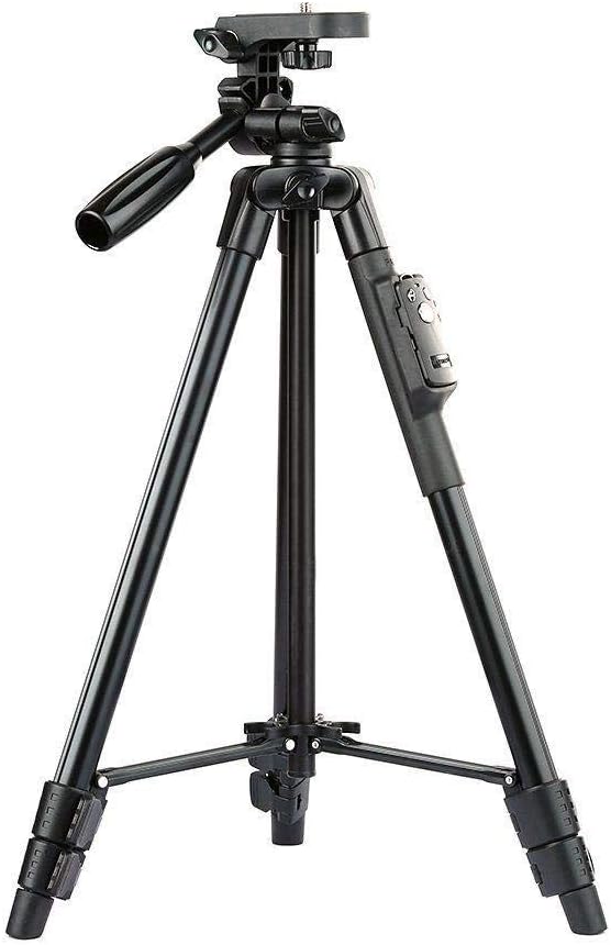 Yunteng VCT-5208 Selfie Tripod with Bluetooth Remote for Smartphones and DSLR Camera Live Streaming