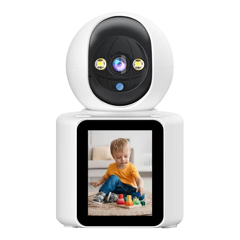 Video Calling Camera with 2.8 inch HD Screen,1080P Video Indoor Camera Actively Call with Phone App, Pet Camera