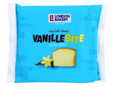 London Bakery - Vanilla Bite Slice Cake (70g)