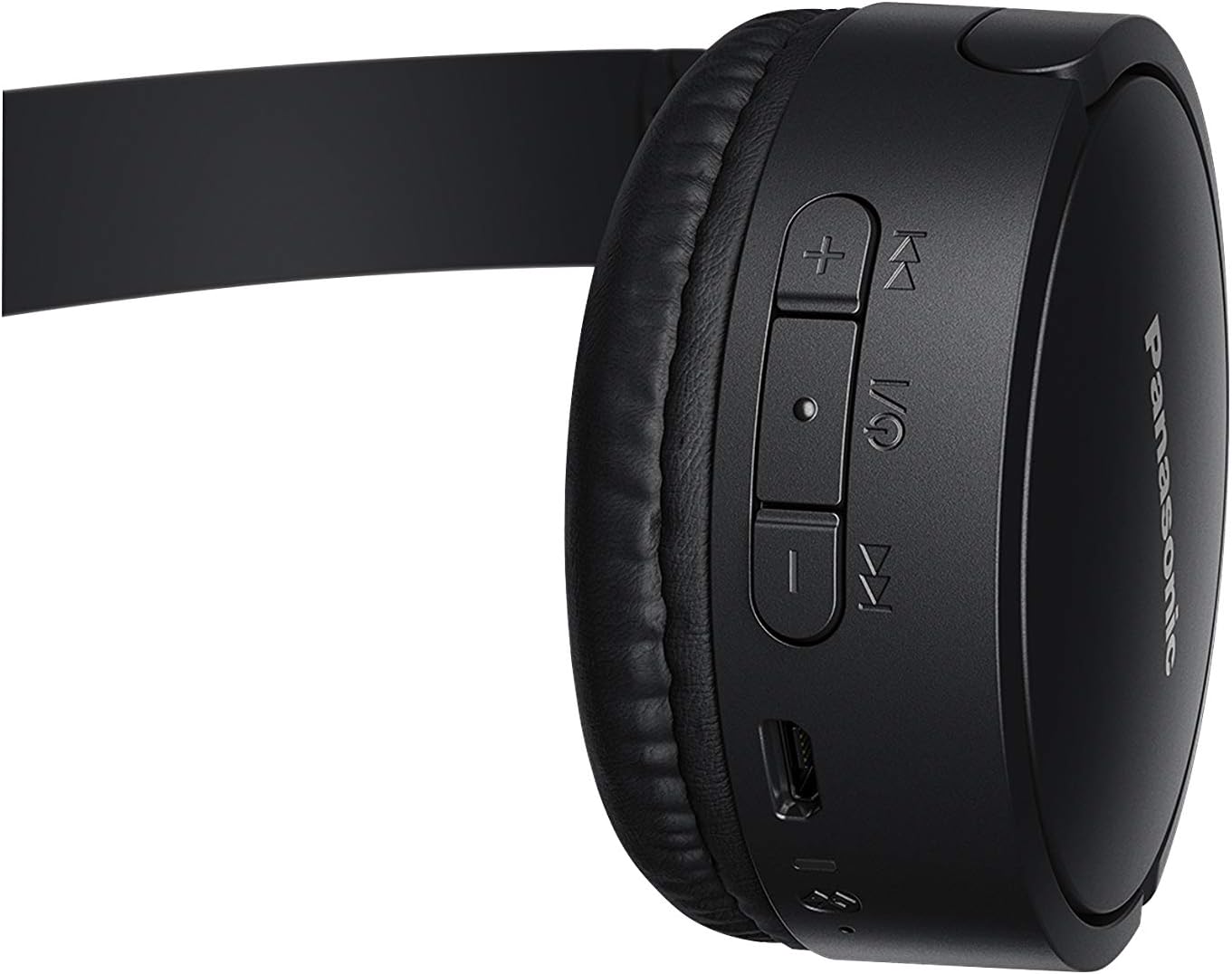 Panasonic RB-HF420BE-K Bluetooth On-Ear Headphones, Voice Control, Wireless, Up to 50 Hours Battery Life - Black