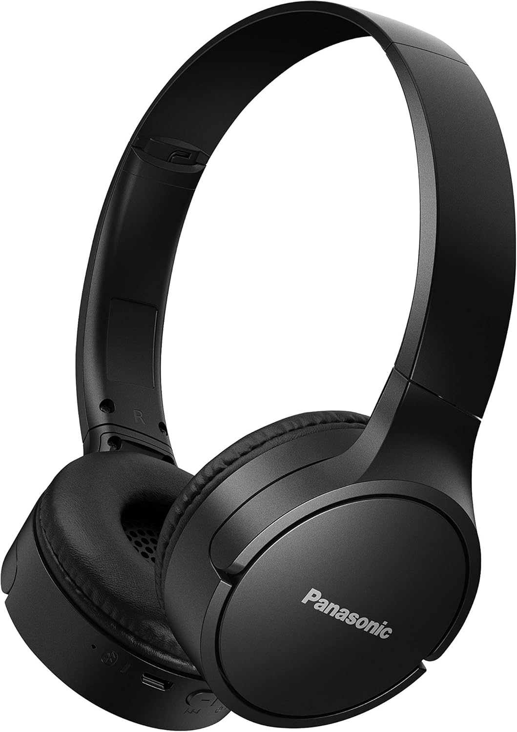 Panasonic RB-HF420BE-K Bluetooth On-Ear Headphones, Voice Control, Wireless, Up to 50 Hours Battery Life - Black