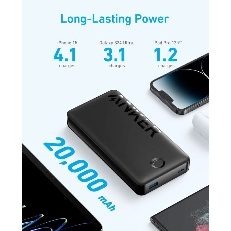 Anker 325 Power Bank (Powercore 20k ll) A1286H11 - Black