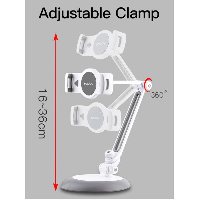 Yesido C33 Universal Lazy Tablet Phone Stand Holder Flexible Desk Bed Mobile Phone Mount Holder For iPhone Samsung iPad Stand