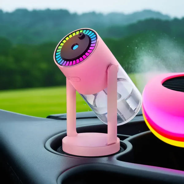 New Portable Usb Home Car Ultrasonic Mist Maker Humidifier With 7Colors Projection Led Romantic Starry Sky Lamp Humidifier