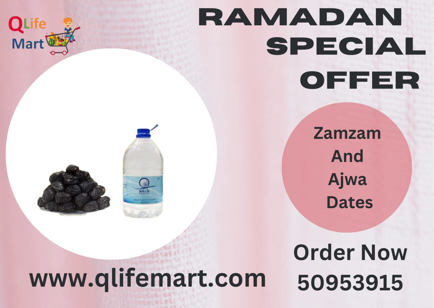 Zamzam and Ajwa Dates Budle Offer