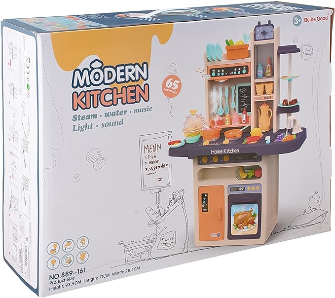 Beibe Good Modern Kitchen Set with Accessories -65 Pieces