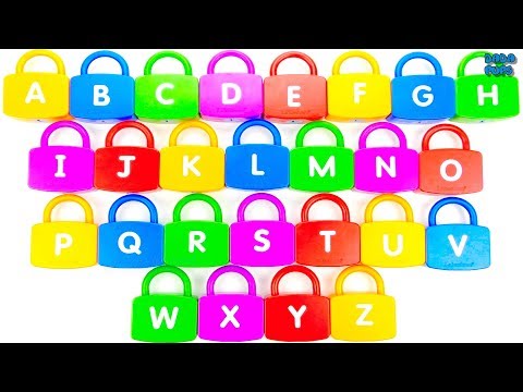 Abc Locks ABC Children's Learning Lock Alphabet Set with 26 Locks and 26 Keys fo ...