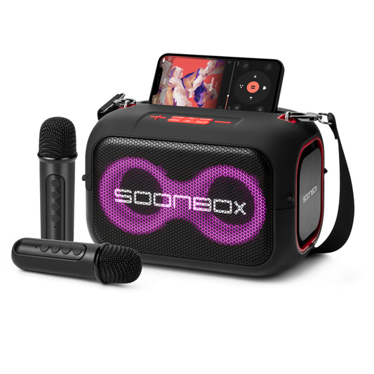 Speaker Soonbox S3000 + 2 Mic Wireless 5.3 Speaker Bluetooth Stereo