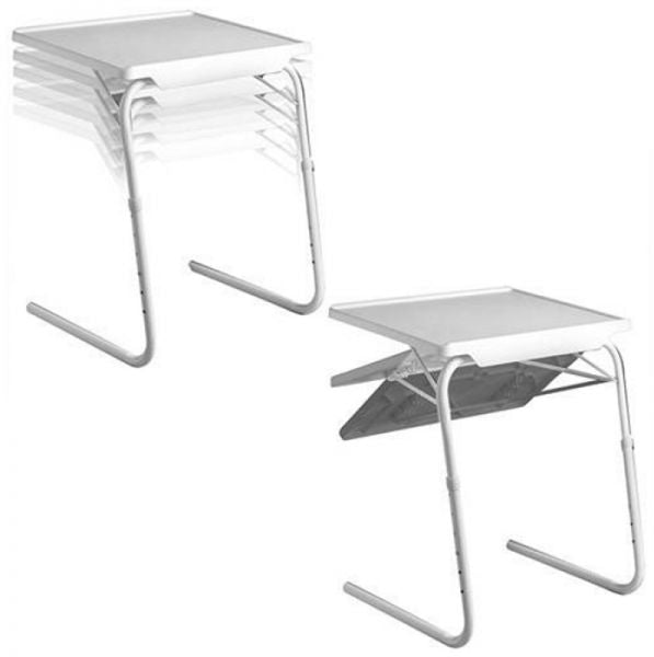 Adjustable Folding Table for TV, Dinner, Laptop, Travel Desk - Table Mate