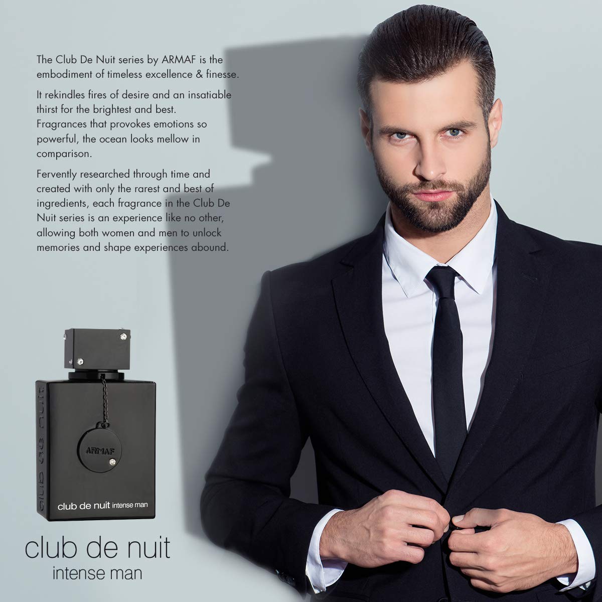 ARMAF Club De Nuit Intense Man EDT Men Black 5.07 Fl Oz 150ml