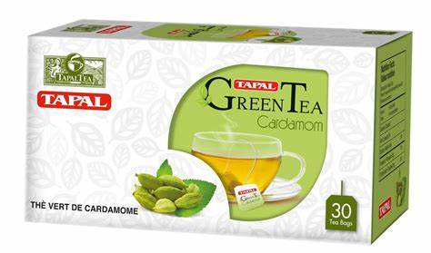 Tapal Green Tea - Cardamom (30 Tea Bags)