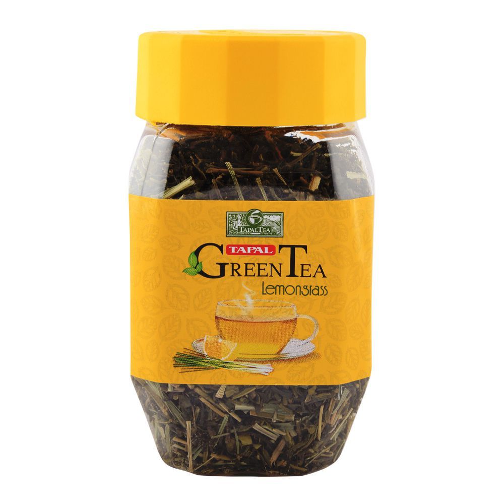 Tapal Green Tea Lemongrass 100 Gram (Jar)
