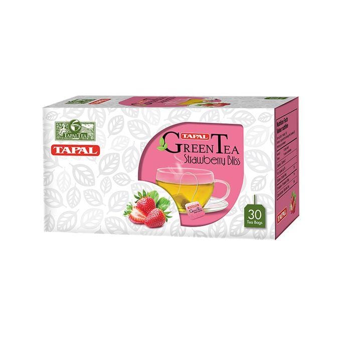 Tapal - Strawberry Bliss Green Tea, 45g (30 tea bags)