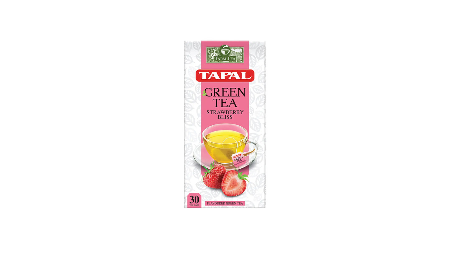 Tapal - Strawberry Bliss Green Tea, 45g (30 tea bags)