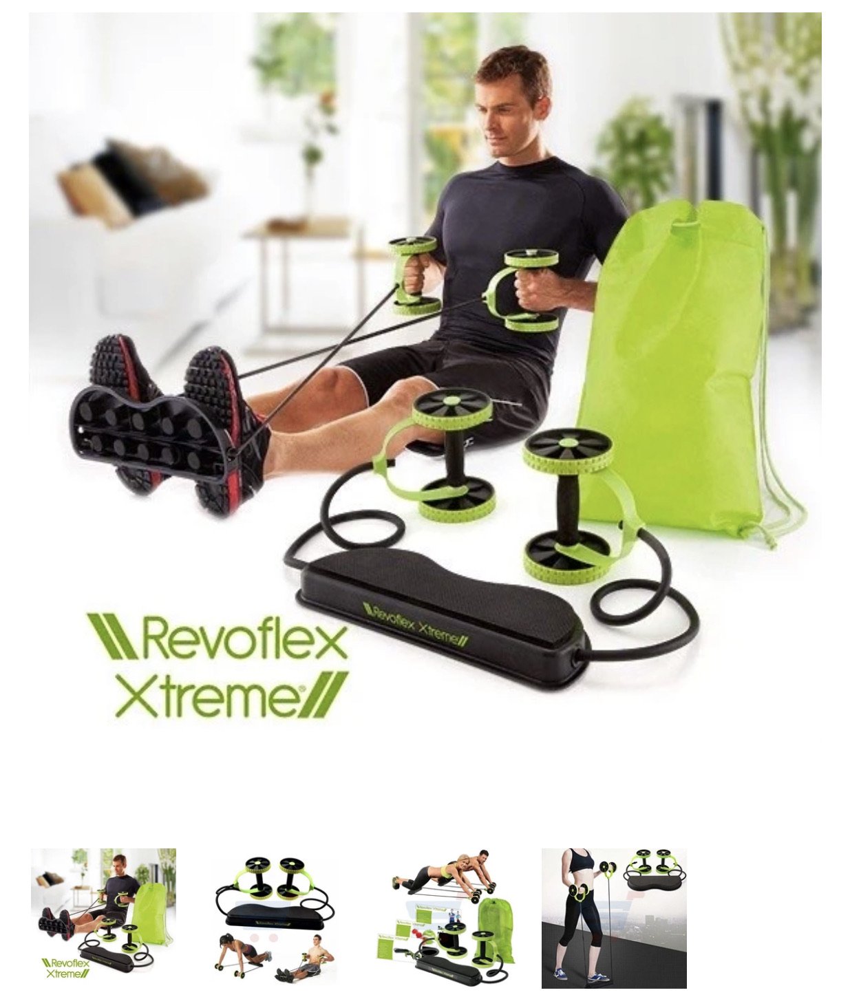 Revoflex Xtreme Thin Waist Fitness Workout Training Equipment, Total Body Fitness Exerciser